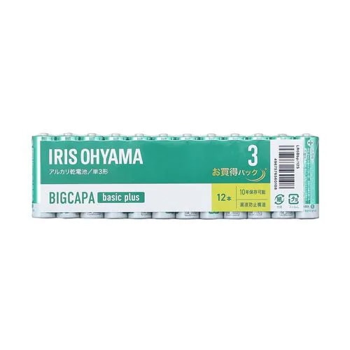 BIGCAPA basic+ �A���J�����d�r �P3�` 12�{�p�b�N LR6Bbp/12S