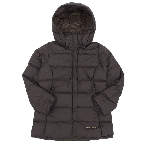 モンベル トラベルダウンパーカ レディース ダウンジャケット Mサイズ ダークブラウン RM1101549DBN mont-bell