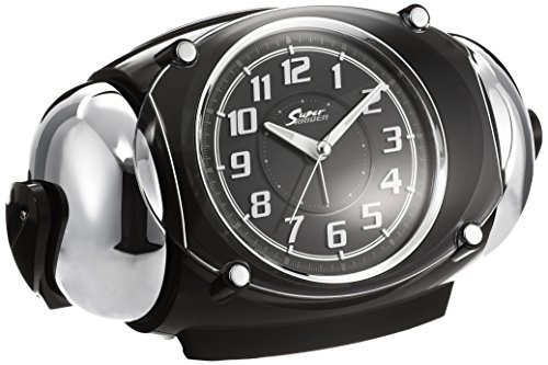 セイコー クロック 目覚まし時計 アナログ 大音量 ベル音 PYXIS ピクシス RAIDEN ライデン 黒 メタリック NR438K SEIKO