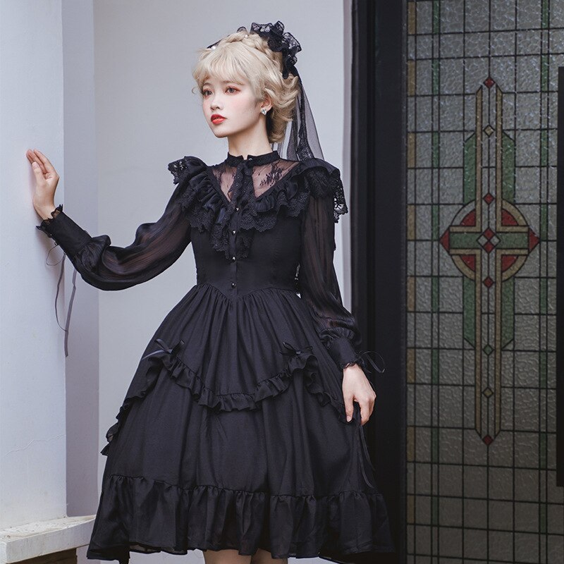 OP ロリータ ワンピース コスプレ ゴシック イベント 豪華 ハロウィン　ゴシック クラロリ 結婚