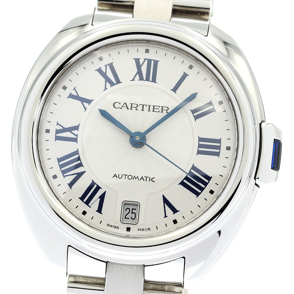 カルティエ CARTIER WSCL0006 クレドゥカルティエ デイト 自動巻き ボーイズ 良品 _846011【中古】