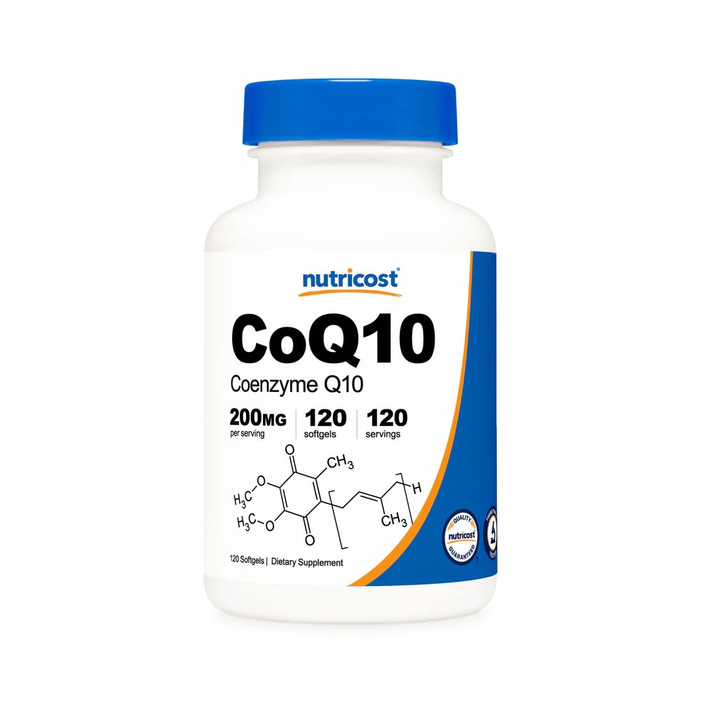 [USA] Nutricost ニュートリコスト コキュテン CoQ10 200MG ソフトゲル 120錠