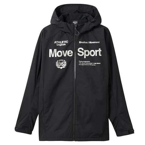 返品交換不可 在庫一掃セール DESCENTE デサント ムーブスポーツ ブラッシュド オーセンティックロゴ フーディー WUPニットジャケット ST4FWB34M-BK00 即納 12,243円