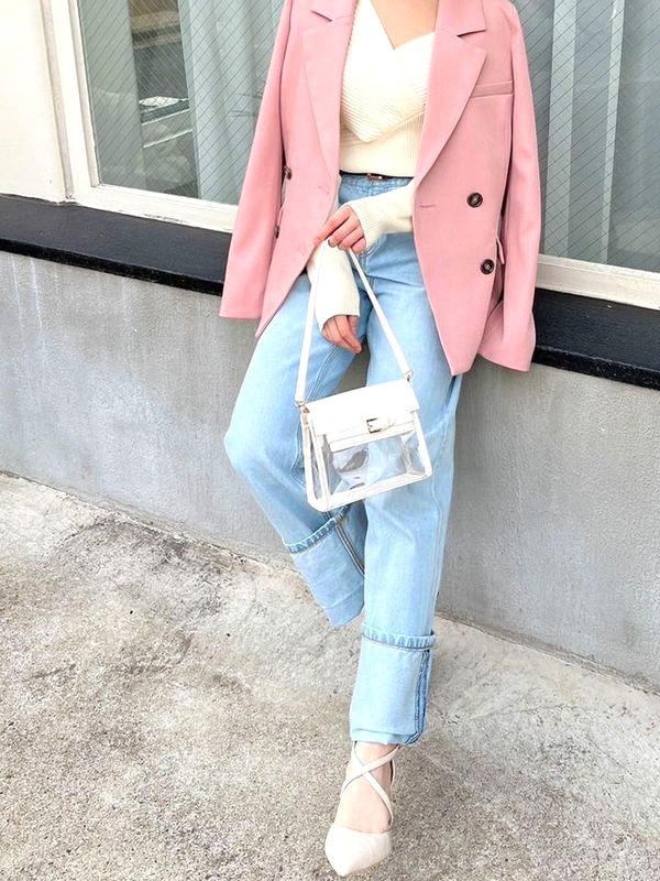 【在庫処分】RESEXXY リゼクシー ロールアップデニムパンツ デニムパンツ レディース ハイウエスト ストレートデニム ロールアップ 大人