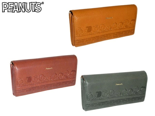 SNOOPY スヌーピー PEANUTS ピーナッツ フラップ長財布 73261 gemu56