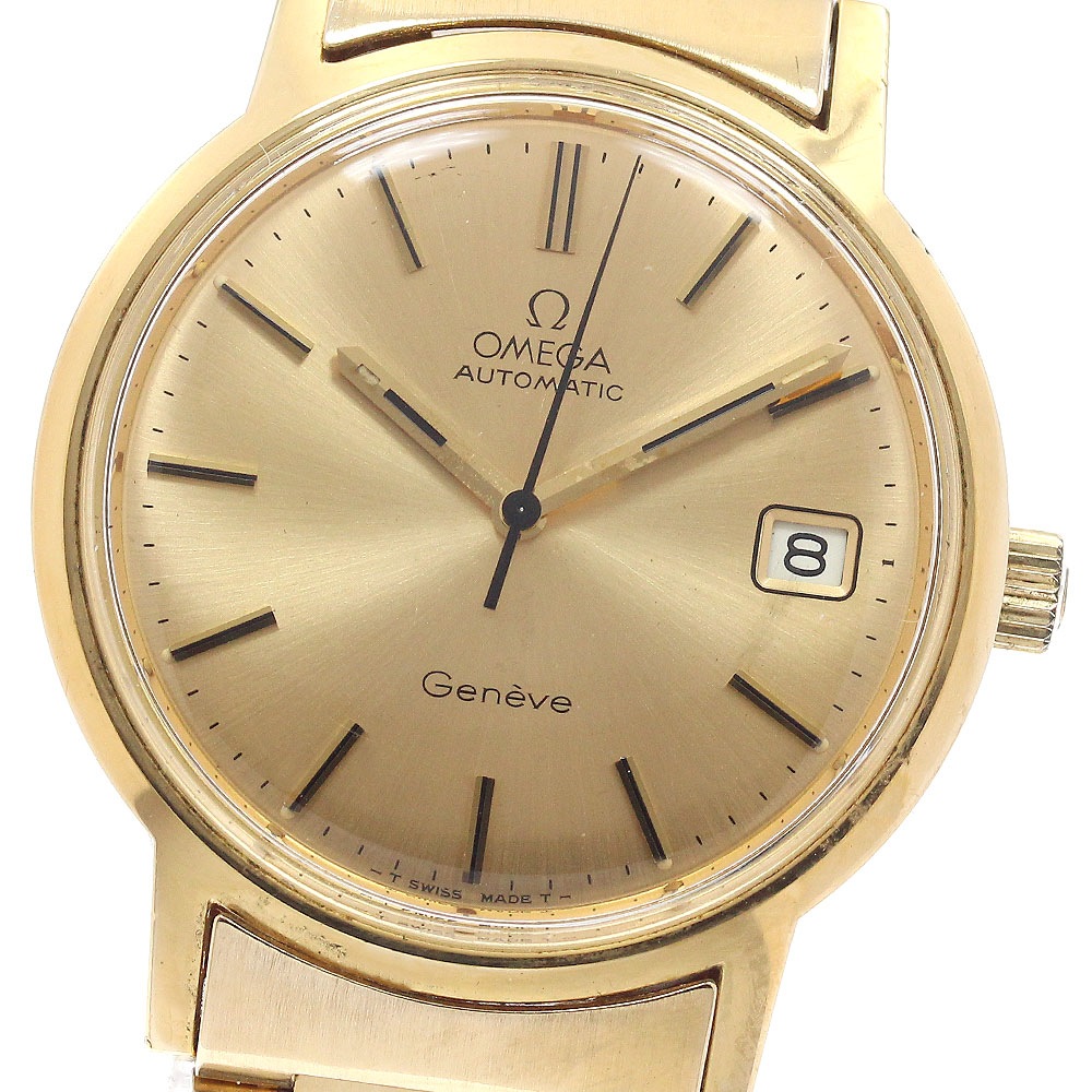 オメガ OMEGA 166.0163 ジュネーブ デイト Cal.1012 自動巻き メンズ _944175【中古】