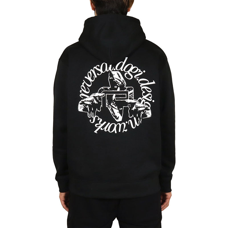 プルオーバーパーカー rvddw フーディー メンズ レディース ブランド 大きいサイズ 黒 格闘技 バックプリント