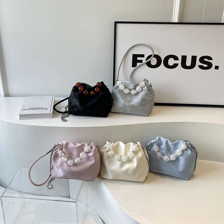 パール 手提げバッグ ショルダーバッグ かたかた掛け トートバッグ スマホポーチ 夏もすぐそこ スマホバッグ