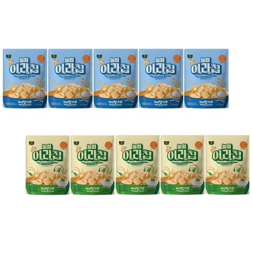 農協食品農協アポライスチップオリジナル味35g 5個+清陽マヨ味35g 5個