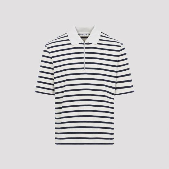 JIL SANDER Men T-Shirts J47GL0104 J46497 124 MARINIERE