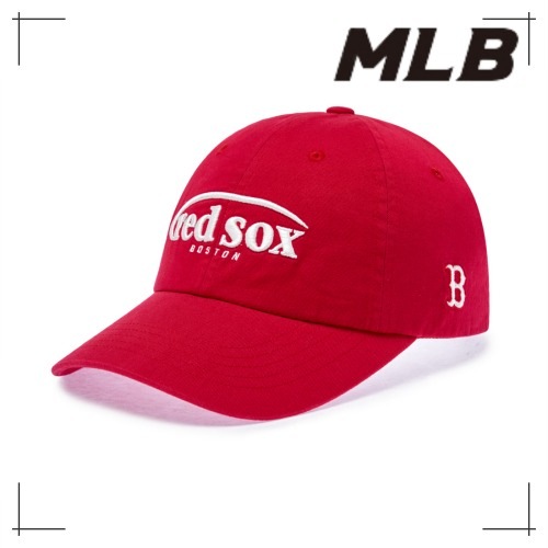 MLB公式 キャップ Jelly Unstruck Ball Cap BOS (Red)