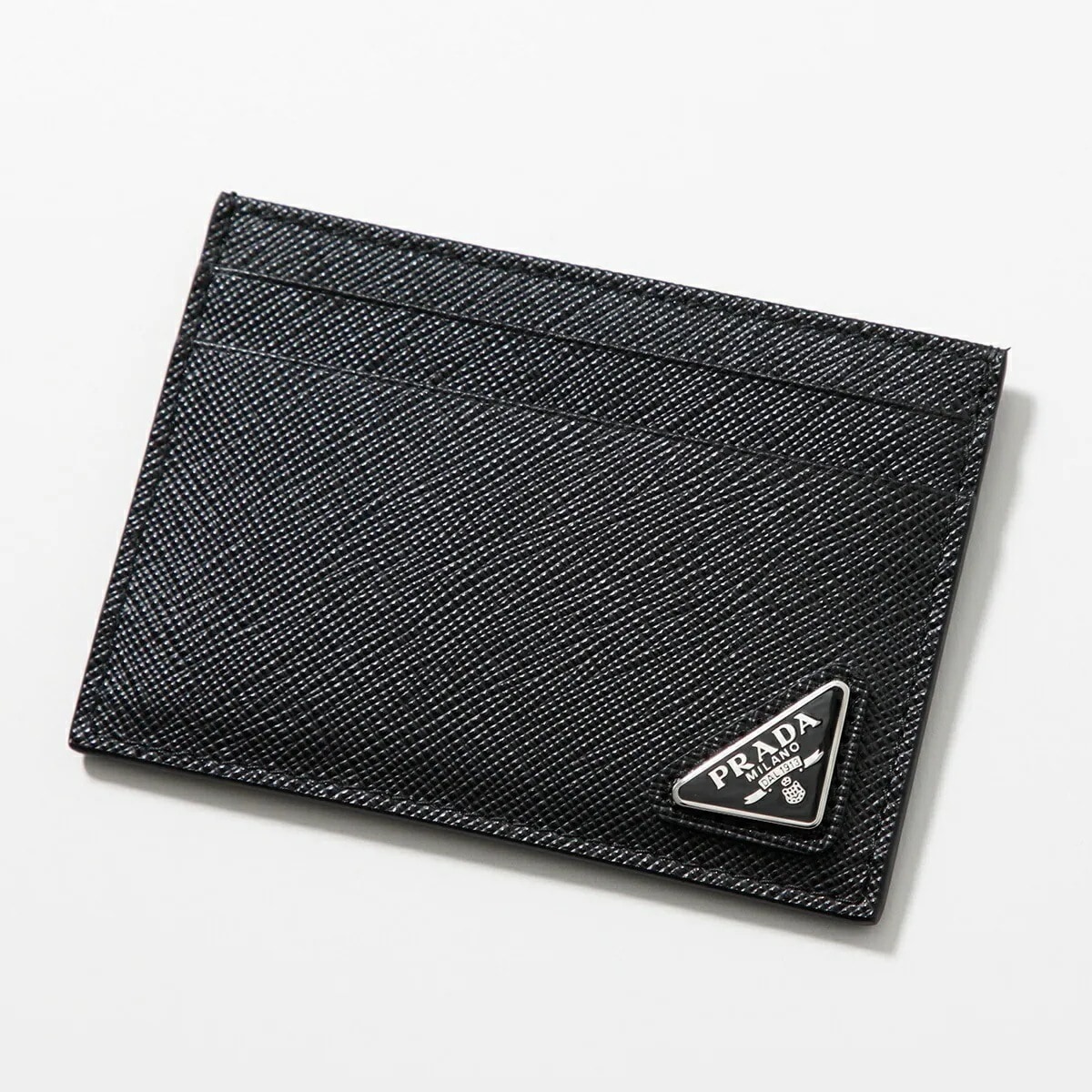 PRADA プラダ カードケース 2MC149 QHH メンズ サフィアーノレザー トライアングルロゴ ミニ財布 F0002/NERO
