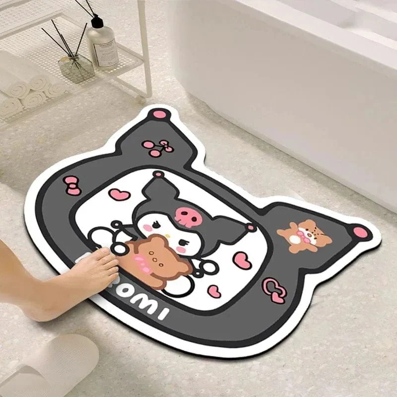 【激安本日限定】サンリオ浴室吸水マットソフト珪藻泥マット滑り止めトイレマットトイレカーペットクロミ3 5,636円