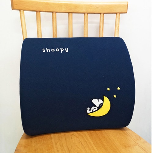 スヌーピー メモリーフォーム 背もたれクッション 35x31cm かわいい