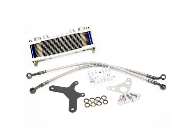 ATV バギー モンキー ゴリラ オイル クーラー 多段 青