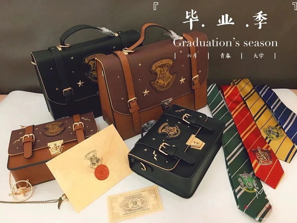 ハリーポッター ホグワーツ バッグ 英国風スニッチ ケンブリッジ バッグ ワンショルダー 斜めバッグ 5,112円