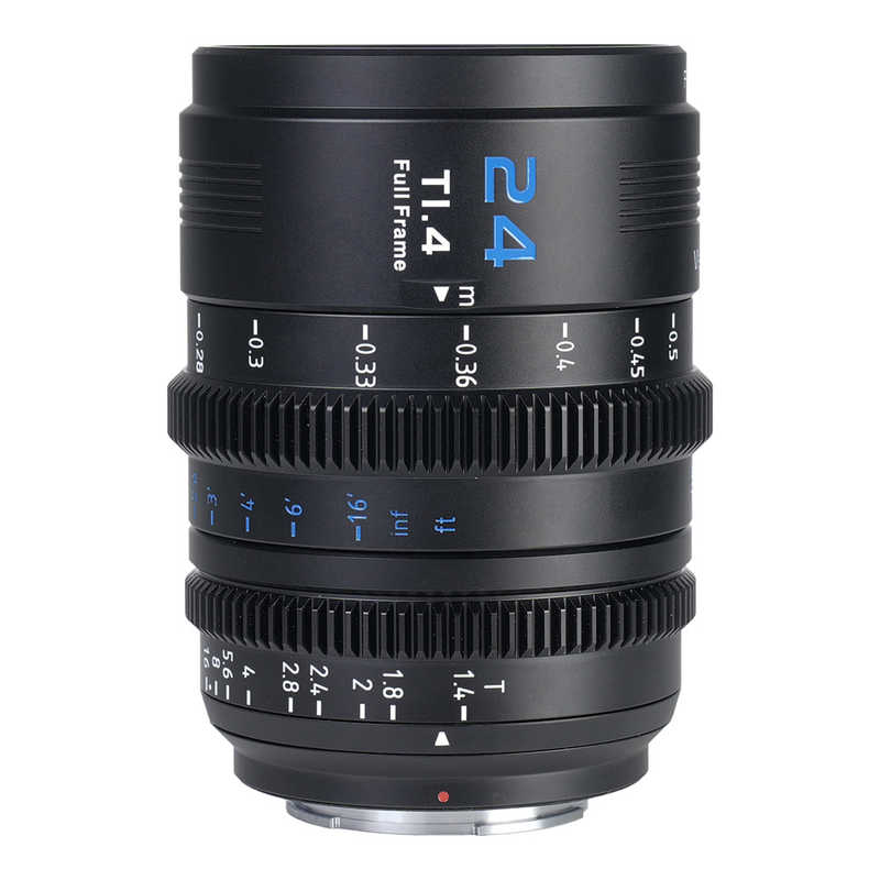 SIRUI　マウント交換式シネマレンズ T1.4 Full Frame 24mm E/ブラック(L/RF/Z交換マウントアダプター付) ［ソニーE /単焦点レンズ］　VP-1-24B-JP