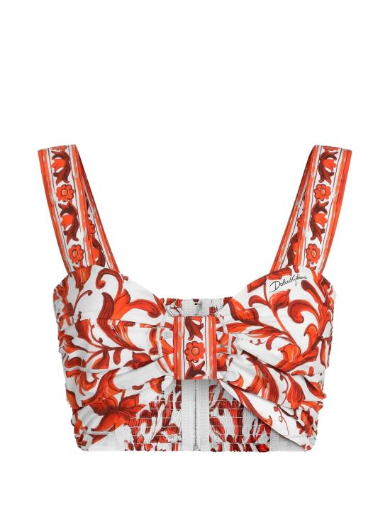 DOLCE & GABBANA Women Blouses F7BW6TGDDRL S9000 Arancione