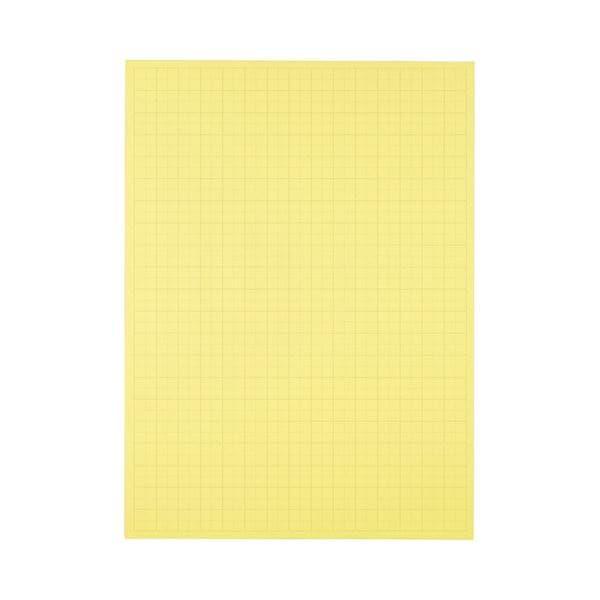 (まとめ) TANOSEE 模造紙(プルタイプ) 本体 7881085mm 50mm方眼 クリーム 1ケース(20枚) 10セット