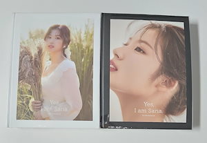 [未開封新品] TWICE サナ フォトブック - TWICE [Sana] Yes, I am Sana. 1ST PHOTOBOOK/White ver,Black ver