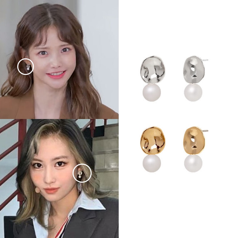 [TWICEモモイチェヨンハヨンス着用] [韓国の人気芸能人着用] PURE PEARL 韓国ファッションジュエリー デイリーアクセサリー
