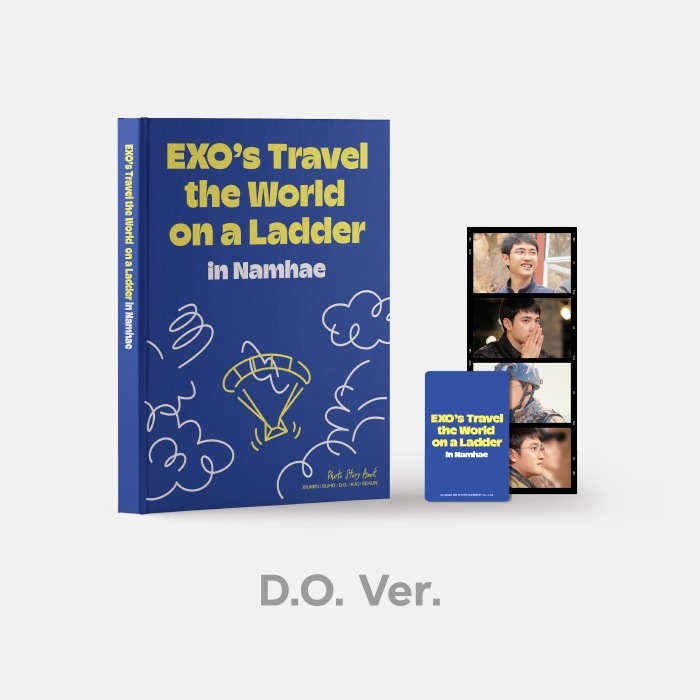 (未開封新品) EXO PHOTO STORY BOOK EXOs Travel the World On a Ladder in Namhae EXOのはしごに乗る_XIUMIN