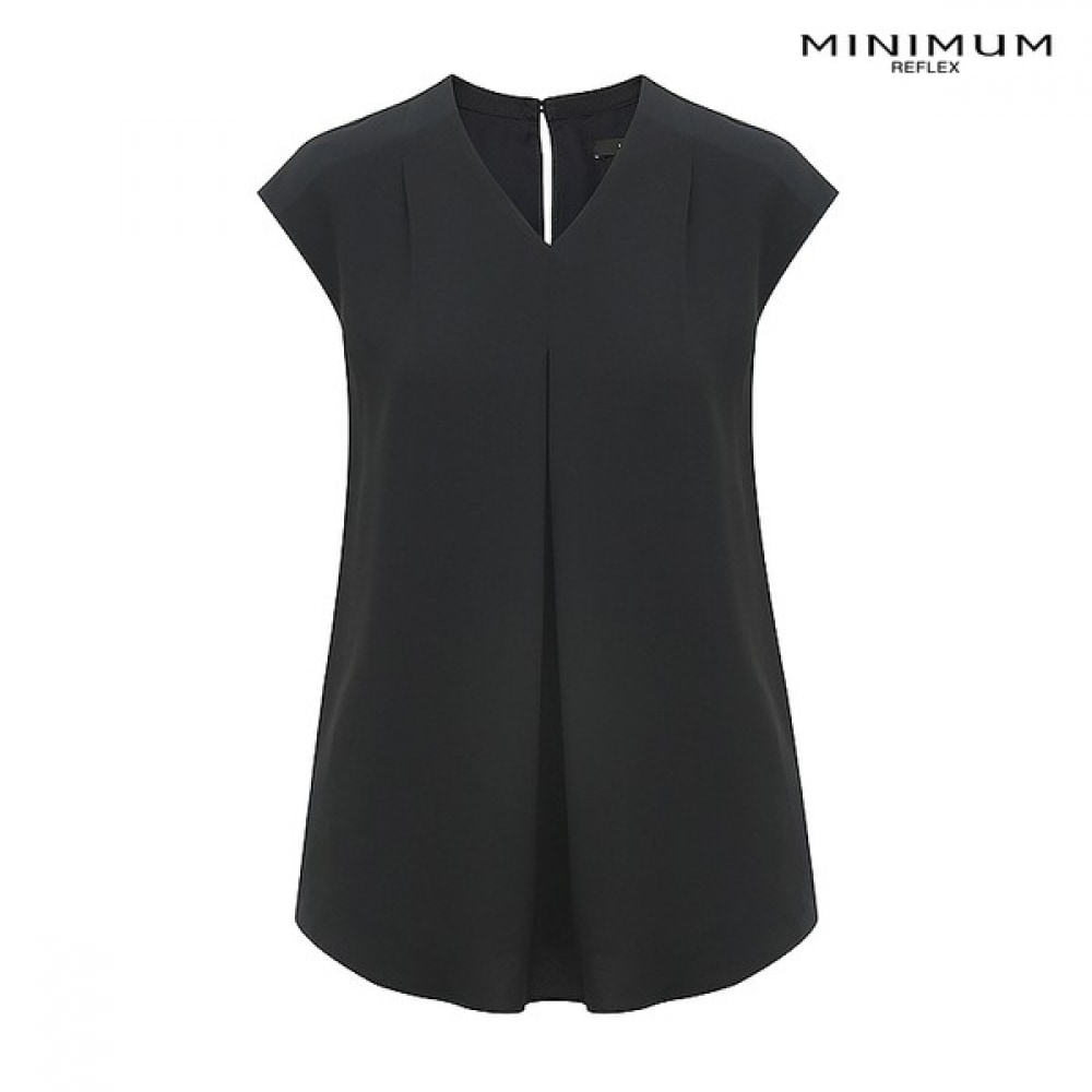 (ミニマム) Vネックブラウス MYBGWB4140-DV