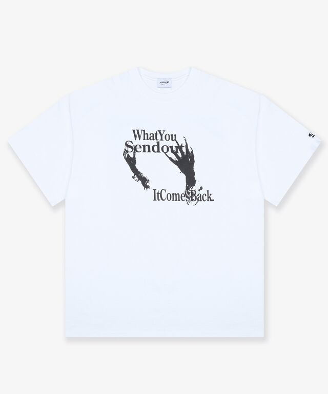 LIFE IS AN ECHO T-SHIRTS(WHITE) 7,700円
