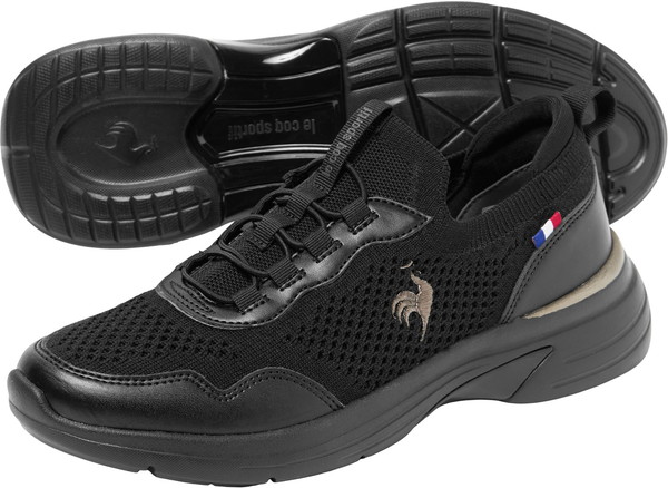 Le coq sportif ルコックスポルティフ LCS ロレーヌ 消臭 軽量 芳根京子着用 LU6SSN12LZ-BKBK シューズ スニーカー