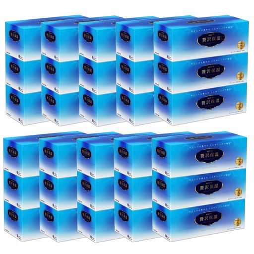 エリエール ティッシュ 保湿 200組×30箱(3箱×10パック) パルプ100% 贅沢保湿 【ケース販売】