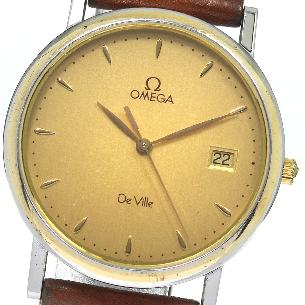 オメガ OMEGA デビル デイト クォーツ メンズ _806125【中古】