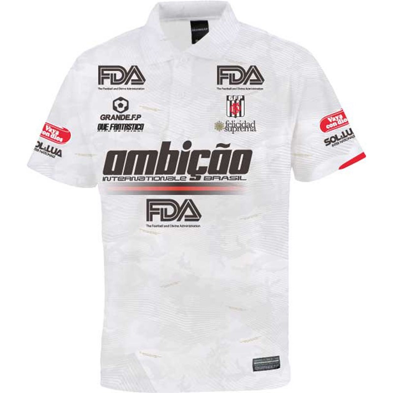 grande(グランデ) GEOMETRIC-CAMOメッシュポロ フットサルポロシャツ (gfph23011-0109)