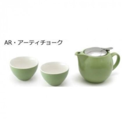 ユニバーサルポット ギフトセット (ユニバーサルティーポット3人用+ティーカップワイド×2) ZG-001 AR