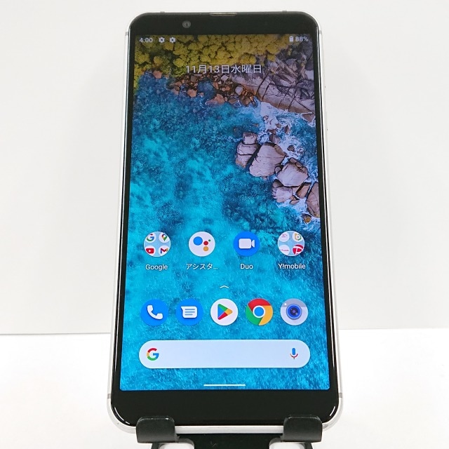 Android One S7 S7-SH Y!mobile シルバー 送料無料 本体 c08408 【中古】