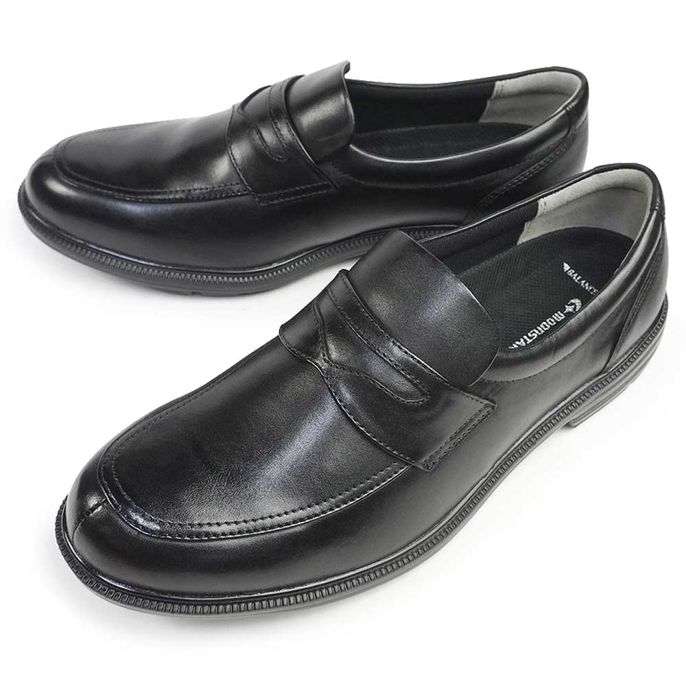 メンズ ビジネスシューズ BW4622 ローファー 4E 幅広