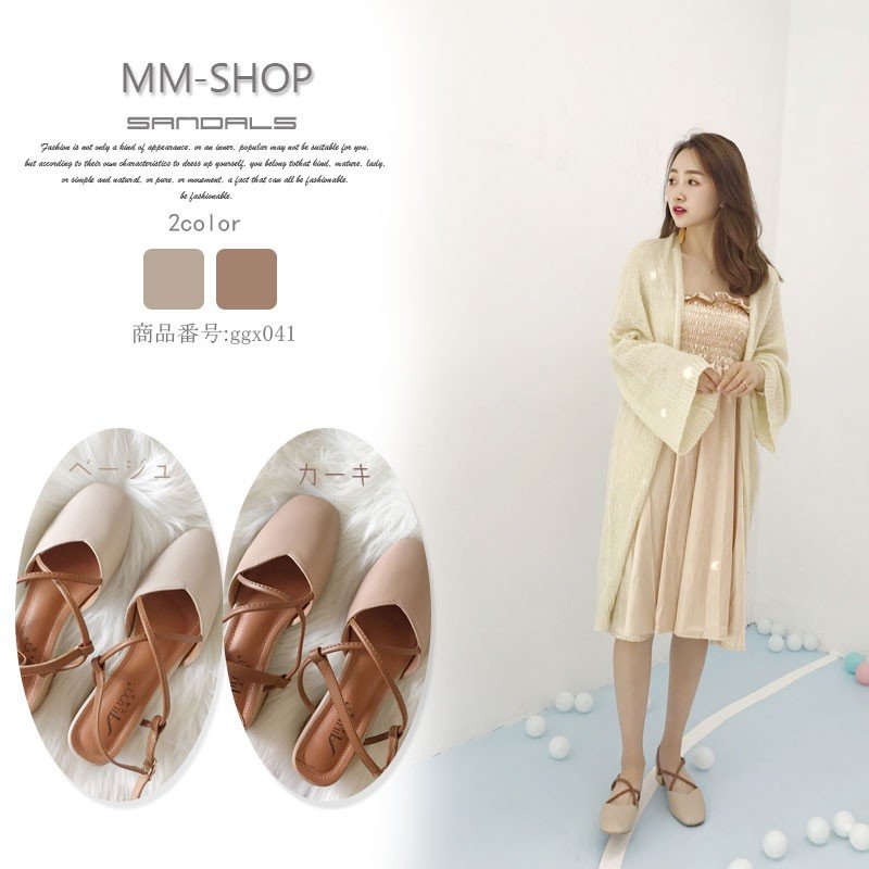 サンダル ローヒール レディース ストラップ サンダル 太ヒール ミュール ぺたんこ 歩きやすい 疲れない 美脚 春夏 結婚式 入学式 卒業式