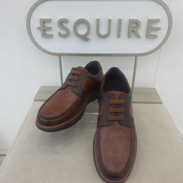 男性用 履きやすい軽量バンディング紐 セミボートシューズYADSHD063BR_CC