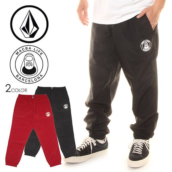 VOLCOM ボルコム パンツ メンズ MBLxVLCM TRACK PANT 2020春夏 ブラック S/M/L