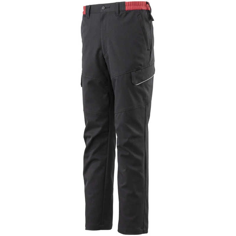 ミズノ　ワークパンツ（通年向け） [ユニセックス] 4XL-8 09：ブラック×レッド　F2JF158109