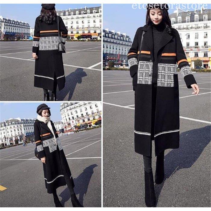 人気沸騰新柄追加 チェスターコート ロング丈 レディース 秋 冬 ラシャ コート アウター ウール混コート 黒 ロングコート 着痩せ お洒落 上品 大人 体型カバー 通勤