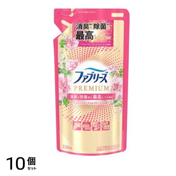 W除菌+消臭プレミアム パステルフローラル&ブロッサムの香り 320mL (詰め替え用) 10個セット