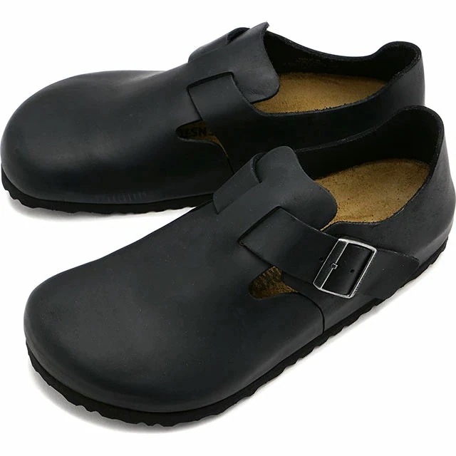 ロンドン オイルドレザー [166541/166543] London Oiled メンズ・レディース 靴 コンフォートシューズ Black 正規取扱店