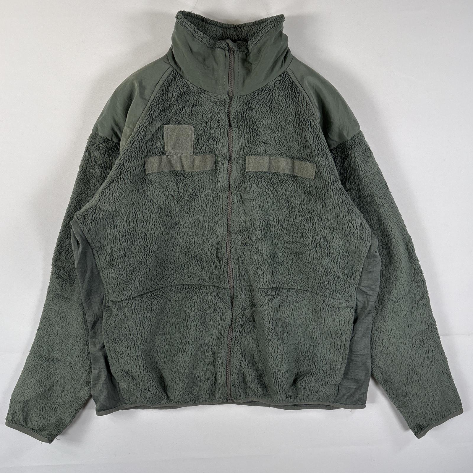古着 ミリタリー フリース ミリタリージャケット レベル3 2010年 フルジップ 米軍 MEDIUM REGULAR セージグリーン メンズ