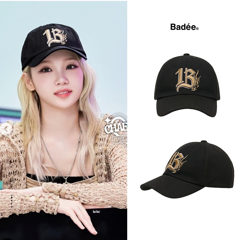 [LE SSERAFIMチェウォン着用]SPADE BALL CAP BLACK