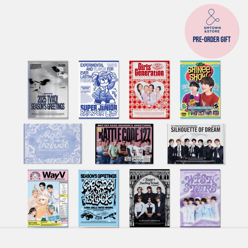 【SMSTORE特典付】 SM ARTIST選択 2025 SEASONS GREETINGS シーズングリーティング/ TVXQ! SUPERJUNIOR SNSD SHINEE REDVELVET