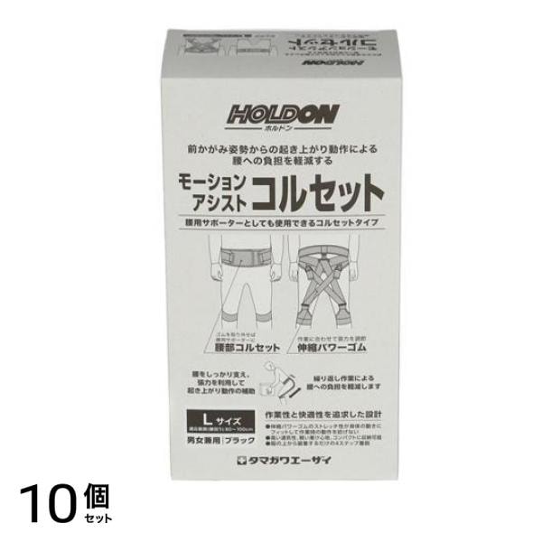 ホルドン モーションアシストコルセット 1個入 (Lサイズ) 10個セット