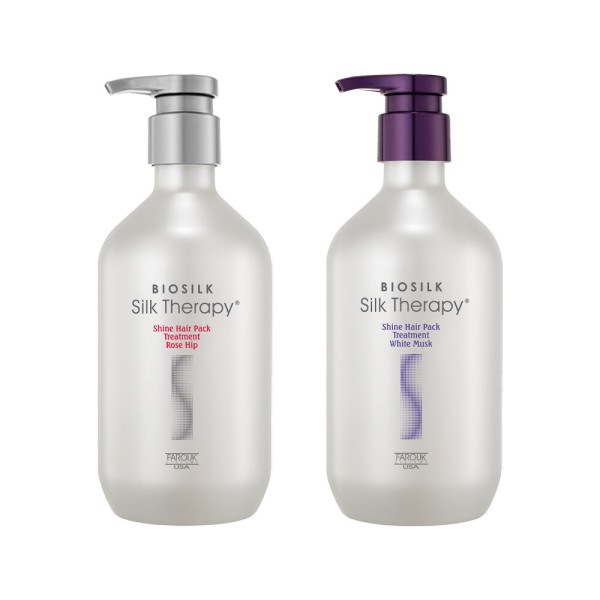 シルクセラピー シャイントリートメント 500ml 2本（ローズヒップ＋ホワイトムスク）(贈呈品なくなり次第贈呈終了)