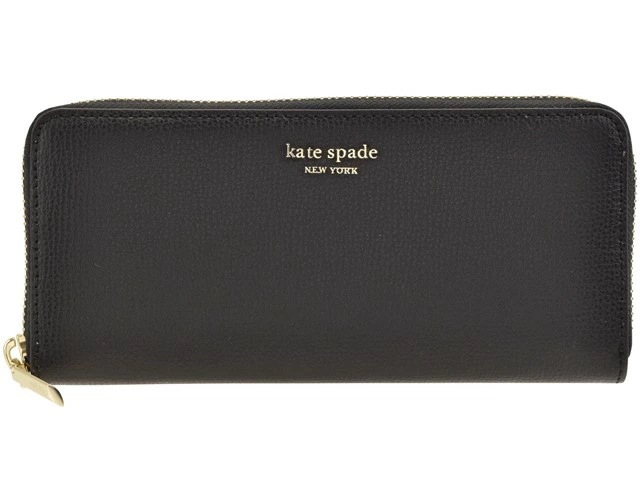ケイトスペード ニューヨーク 長財布 ラウンドファスナー kate spade new york レディース ブラック アウトレット pwru7245-001