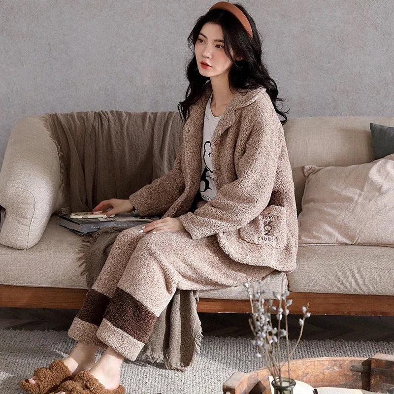 ウェア パジャマ ペア ペアパジャマ 男女兼用 上下セット もこもこ メンズ レディース 部屋