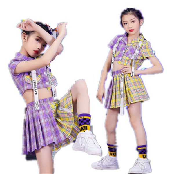 韓国 店内全品対象 チアガール ヒップホップ キッズダンス 売却 体操服 セットアップ スカート 女の子